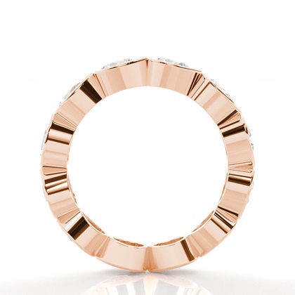 Rose Gold Eternity Diamond Rings