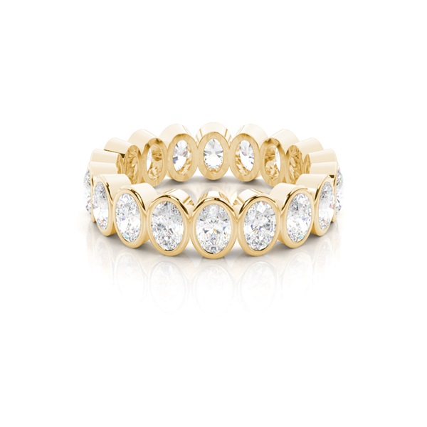 Bezel Setting Full Eternity Diamond Ring