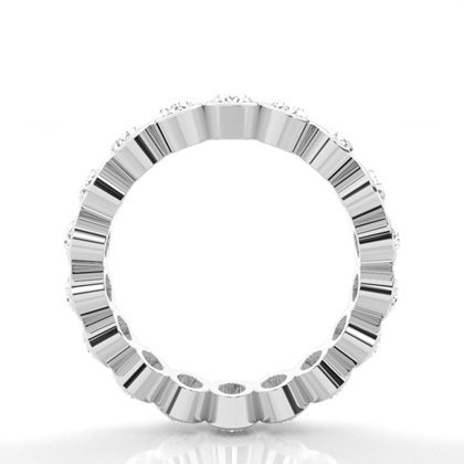 Eternity Diamant Ring in einer Zargenfassung