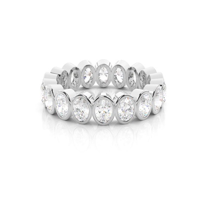 Full Eternity Platinum Diamond Rings