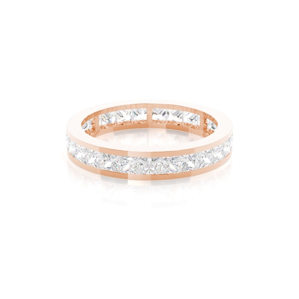 Channel Setting Full Eternity Diamond Ring