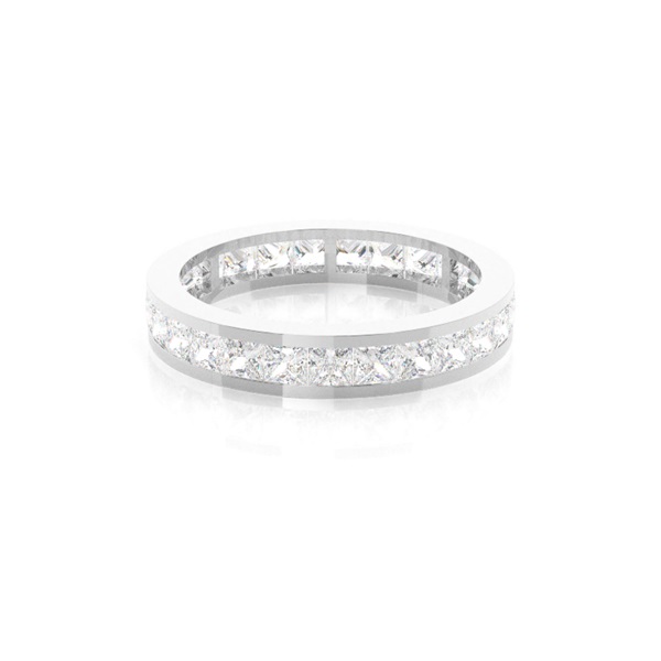 Channel Setting Full Eternity Diamond Ring
