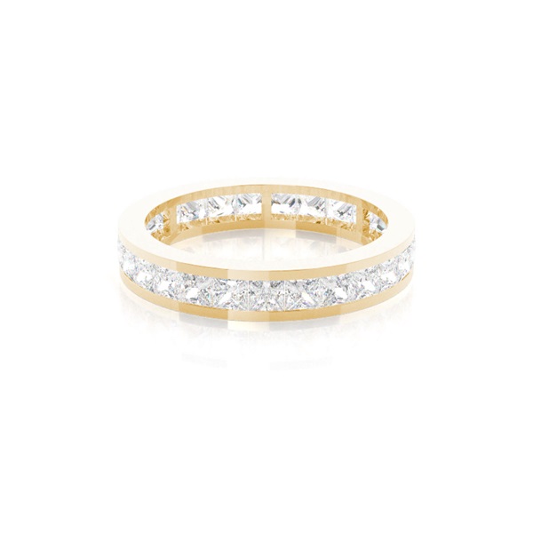 Channel Setting Full Eternity Diamond Ring