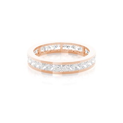 Channel Setting Full Eternity Diamond Ring