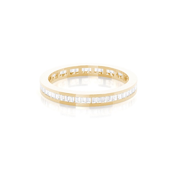 Channel Setting Full Eternity Diamond Ring