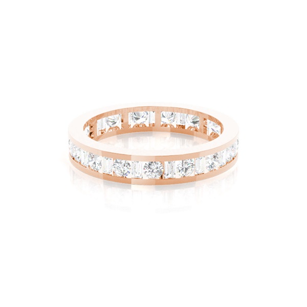 Channel Setting Full Eternity Diamond Ring