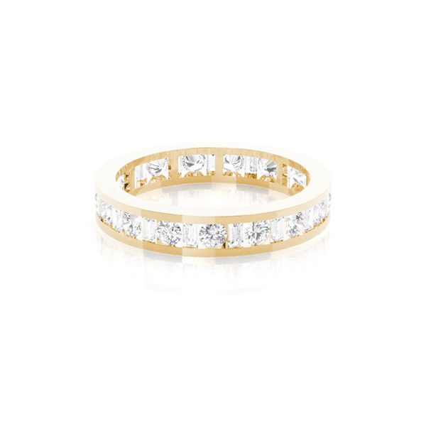 Channel Setting Full Eternity Diamond Ring
