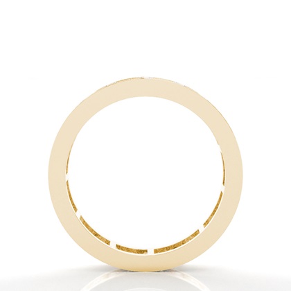 Full Eternity Yellow Gold Diamond Rings