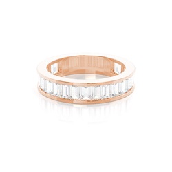 Channel Setting Diamond Three Quarter Eternity Ring