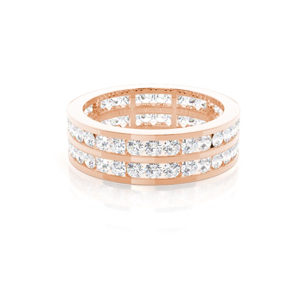 Channel Setting Full Eternity Diamond Ring