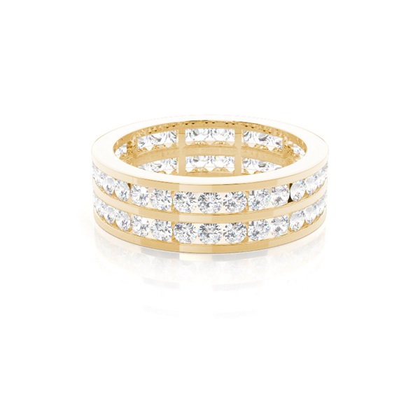 Channel Setting Full Eternity Diamond Ring