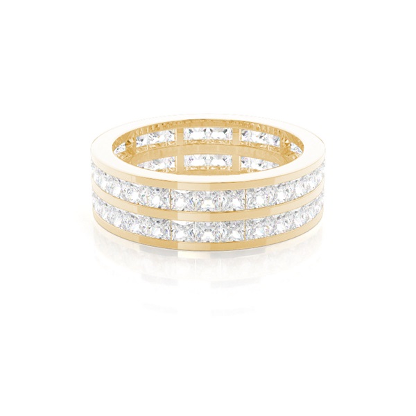 Channel Setting Full Eternity Diamond Ring