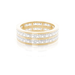 Channel Setting Full Eternity Diamond Ring