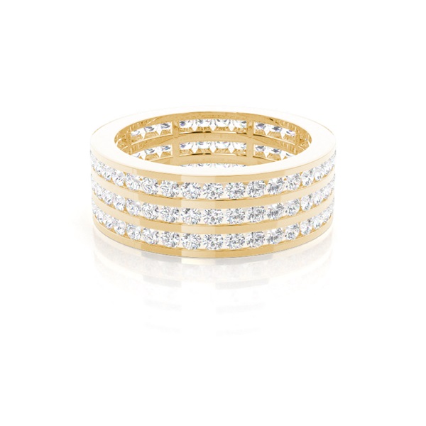Channel Setting Full Eternity Diamond Ring