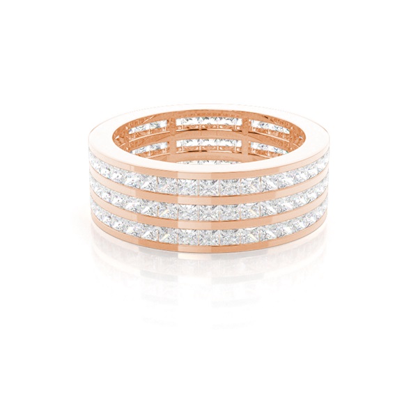 Channel Setting Full Eternity Diamond Ring