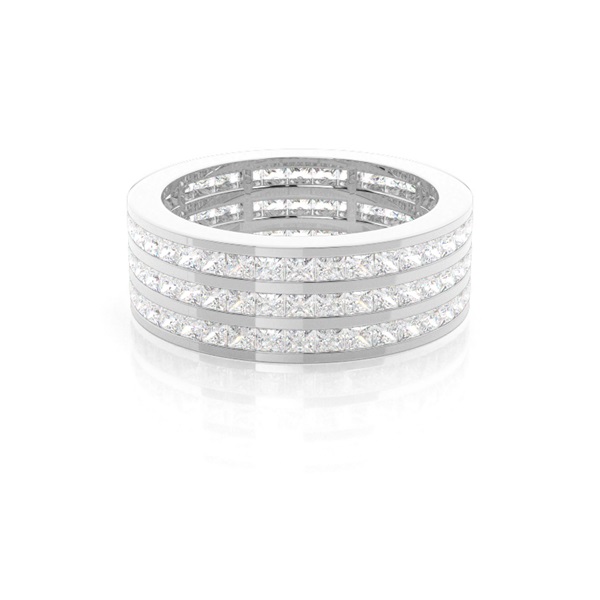 Channel Setting Full Eternity Diamond Ring