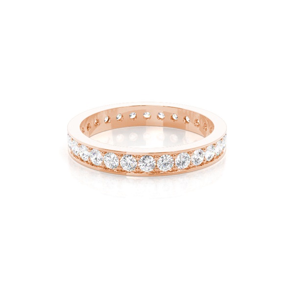 Pave Setting Full Eternity Diamond Ring