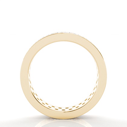 Full Eternity Yellow Gold Diamond Rings