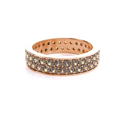 Rose Gold Full Eternity Diamond Rings