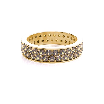 Full Eternity Yellow Gold Diamond Rings
