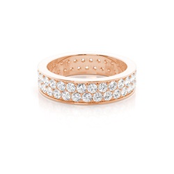 Pave Setting Full Eternity Diamond Ring