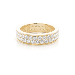 Pave Setting Full Eternity Diamond Ring
