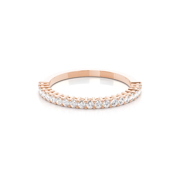 4 Prong Setting Half Eternity Diamond Ring