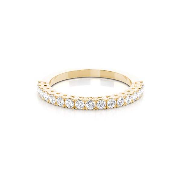 4 Prong Setting Half Eternity Diamond Ring
