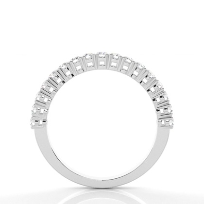 Halb Eternity Diamant Ring in einer Krappenfassung