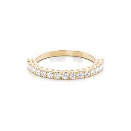 Yellow Gold Eternity Diamond Rings