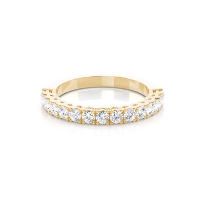 Yellow Gold Eternity Diamond Rings