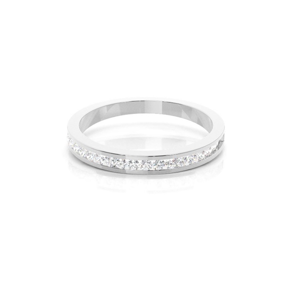 Halb Eternity Diamant Ring in einer Kanalfassung
