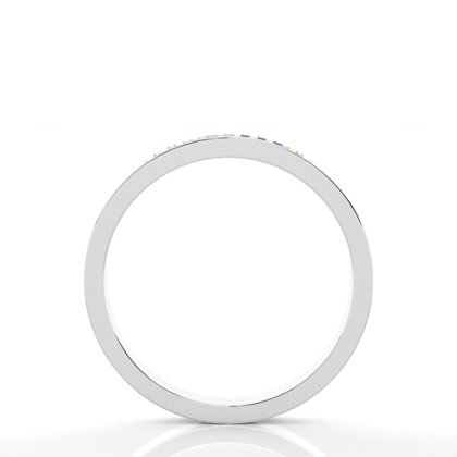 Channel Setting Half Eternity Diamond Ring