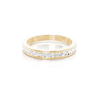 Yellow Gold Anniversary Diamond Rings