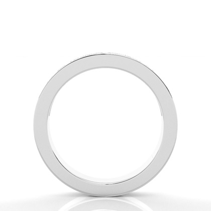 Channel Setting Half Eternity Diamond Ring