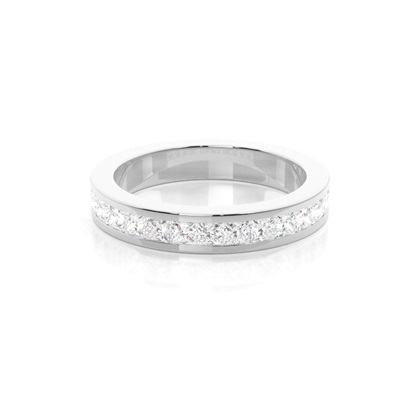  Half Eternity Diamond Rings