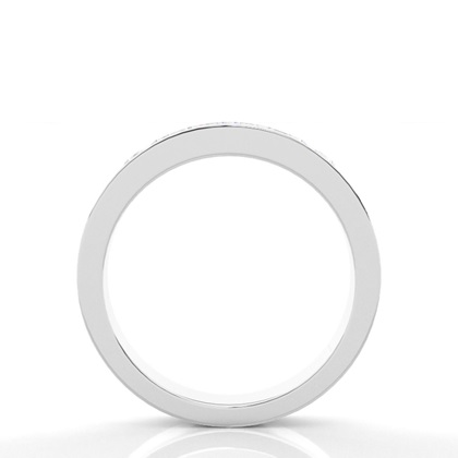 Halb Eternity Diamant Ring in einer Kanalfassung