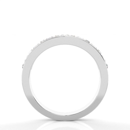 Halb Eternity Diamant Ring in einer Kanalfassung