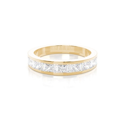 Yellow Gold Eternity Diamond Rings