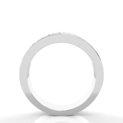 Halb Eternity Diamant Ring in einer Kanalfassung