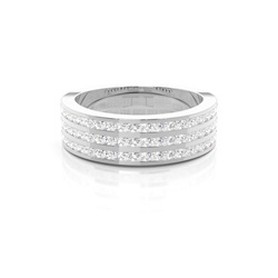 Channel Setting Half Eternity Diamond Ring