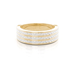 Channel Setting Half Eternity Diamond Ring