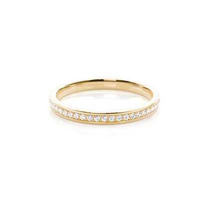 Yellow Gold Anniversary Diamond Rings