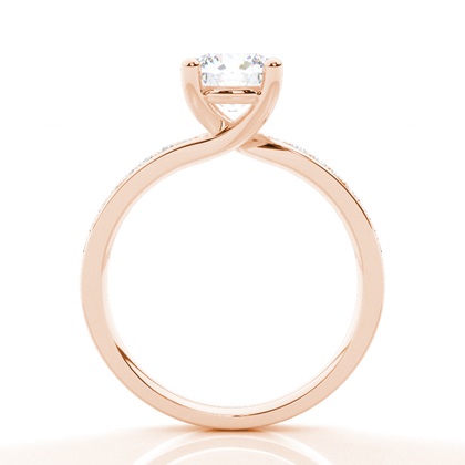 Rose Gold Moissanite Engagement Rings	