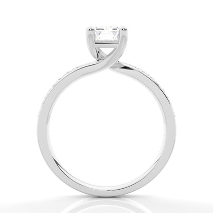 Emerald Cut Diamond Engagement Rings