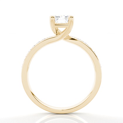 Emerald Cut Diamond Engagement Rings