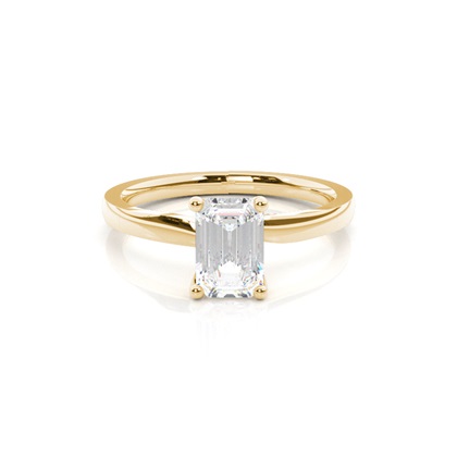 Smaragd Gelbgold Diamantringe