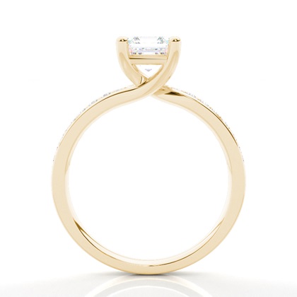 Gelbgoldene Verlobungsringe