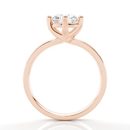 Rose Gold Diamond Engagement Rings