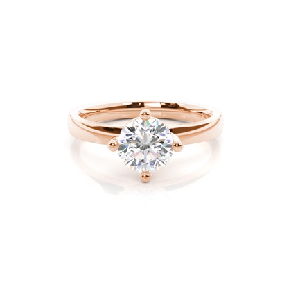 Rose Gold Diamond Engagement Rings